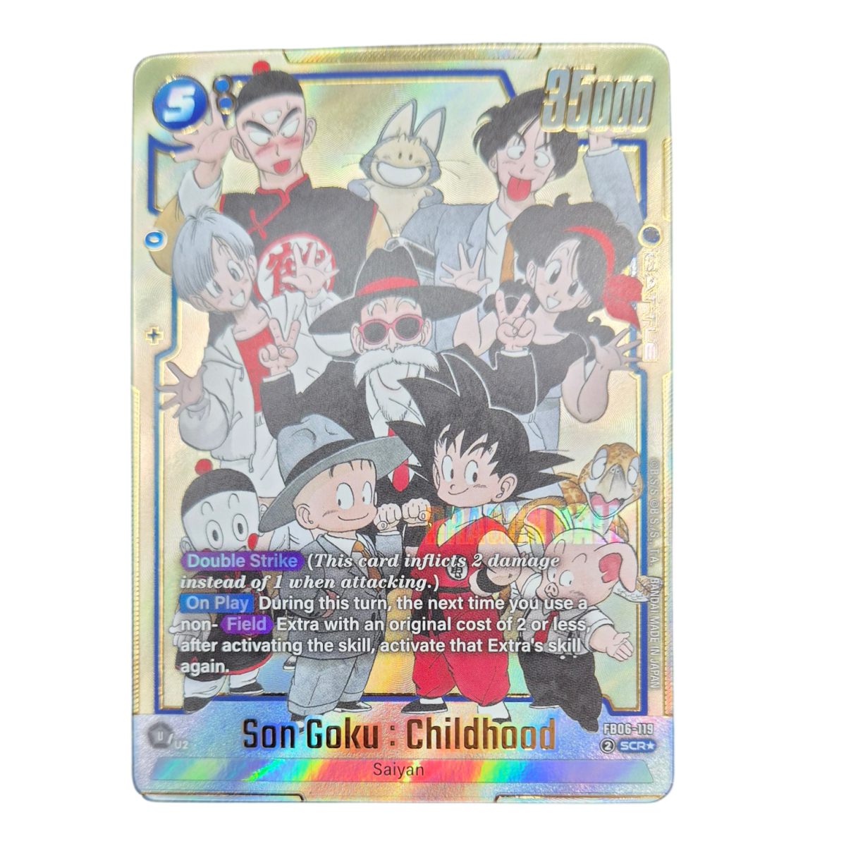 Son Goku : Childhood (Alternate Art) FB06-119 SCR☆ Card Bandai