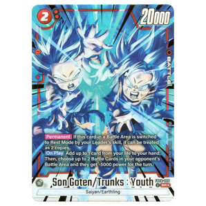 Son Goten/Trunks: Youth (Alternate Art) FB08 - 009 SR☆