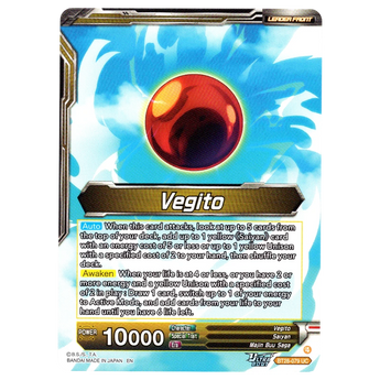 SS Vegito, Transcendent Rage BT28 - 079 SLR