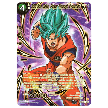 SSB Son Goku, Power Through Evolution BT28-112 SPR Trading Card Bandai
