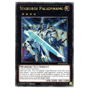 Starliege Paladynamo RA04 - EN193 Quarter Century Secret Rare