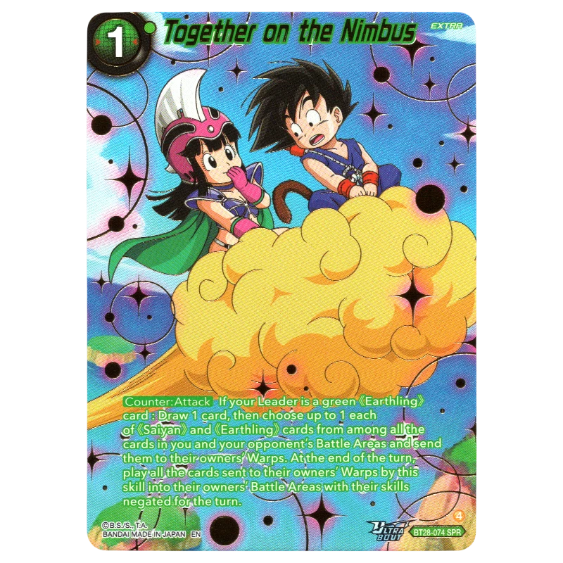 Together on the Nimbus BT28-074 SPR Trading Card Bandai