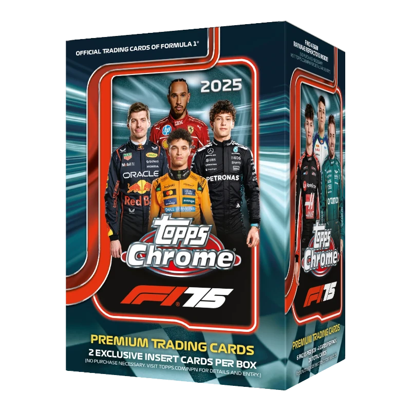Topps 2025 Chrome Formula 1 F1 Racing Value Blaster Box Hobby Box Topps