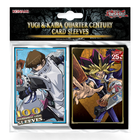 Yu-Gi-Oh! Yugi & Kaiba Quarter Century Card Sleeves (Set of 2) Card Sleeve Konami