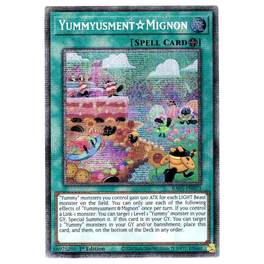 Yummyusment☆Mignon RA05-EN073 Starlight Rare Trading Card Konami
